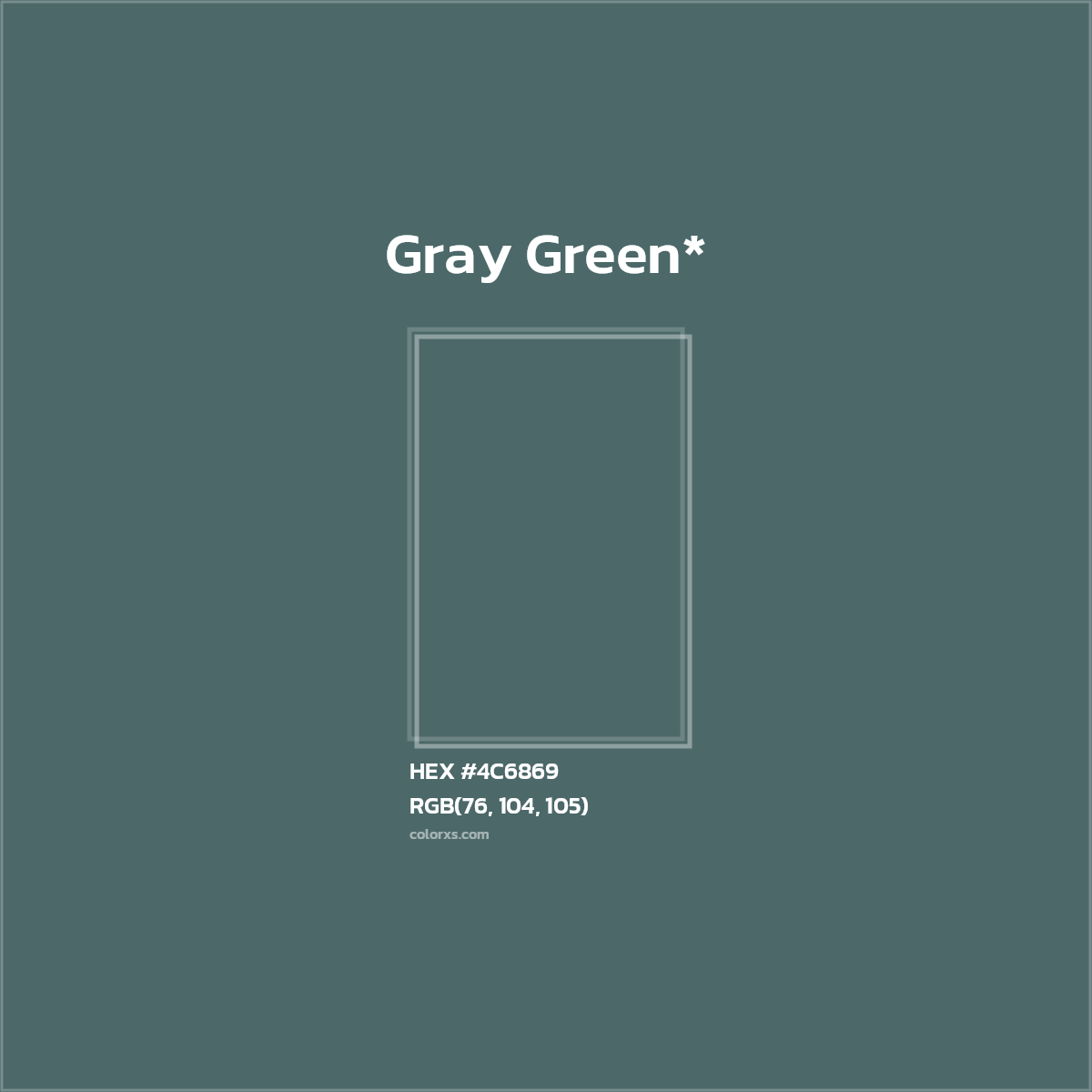 HEX #4C6869 Color Name, Color Code, Palettes, Similar Paints, Images