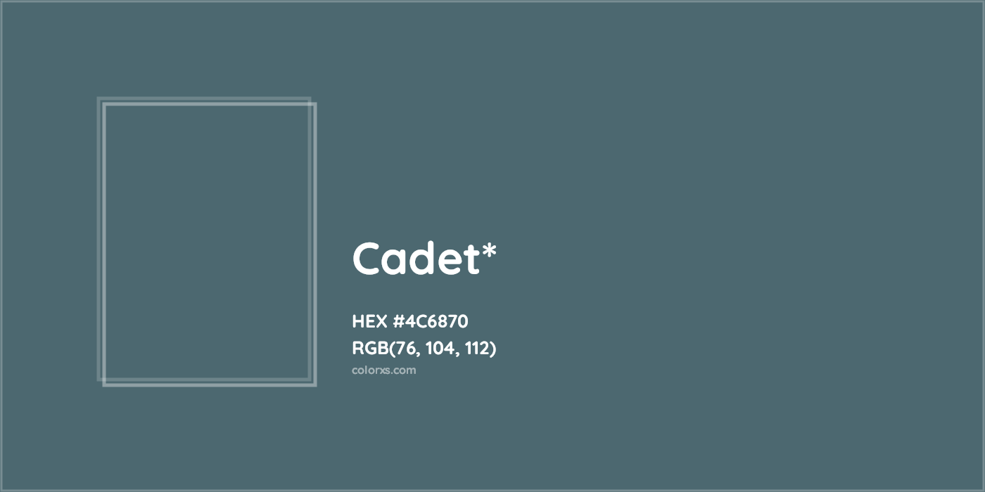 HEX #4C6870 Color Name, Color Code, Palettes, Similar Paints, Images