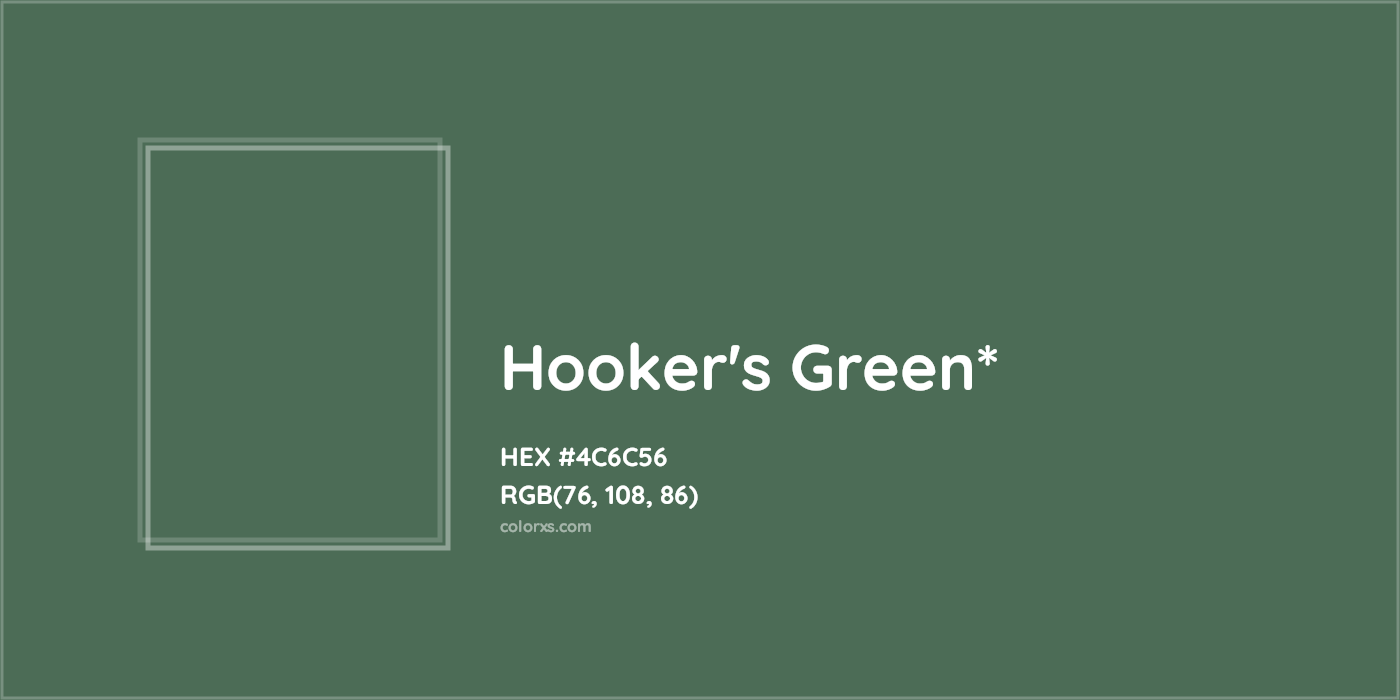 HEX #4C6C56 Color Name, Color Code, Palettes, Similar Paints, Images
