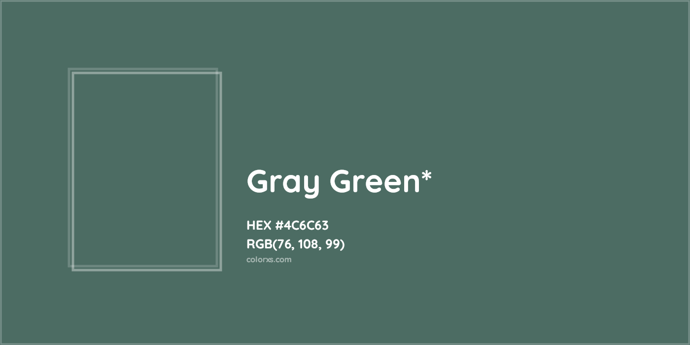 HEX #4C6C63 Color Name, Color Code, Palettes, Similar Paints, Images