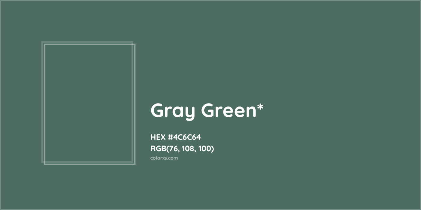 HEX #4C6C64 Color Name, Color Code, Palettes, Similar Paints, Images