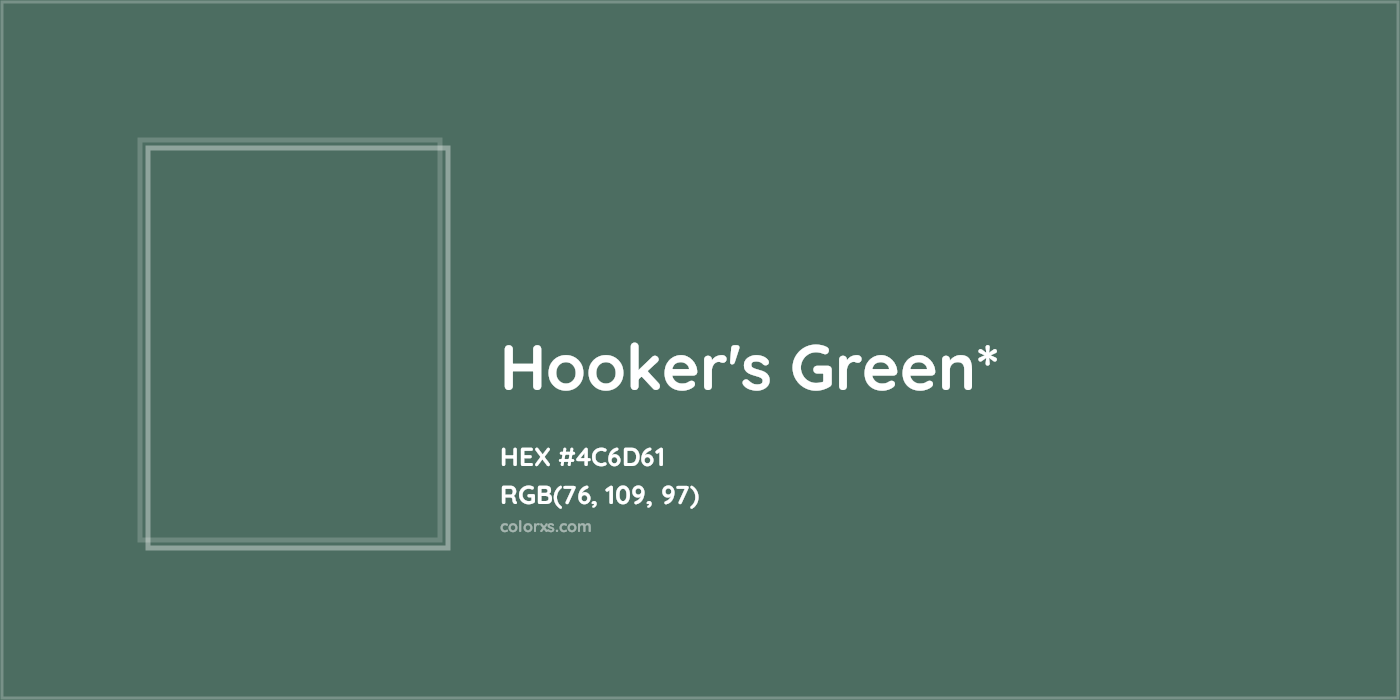 HEX #4C6D61 Color Name, Color Code, Palettes, Similar Paints, Images