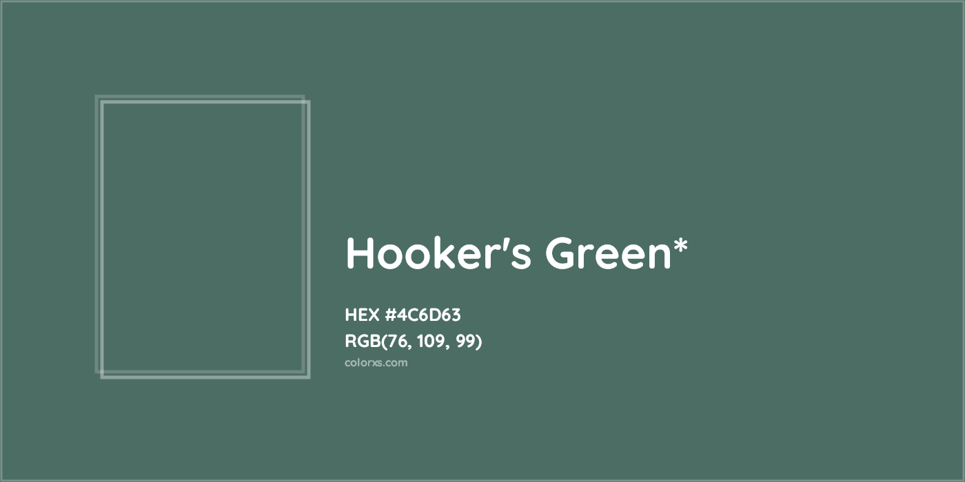 HEX #4C6D63 Color Name, Color Code, Palettes, Similar Paints, Images