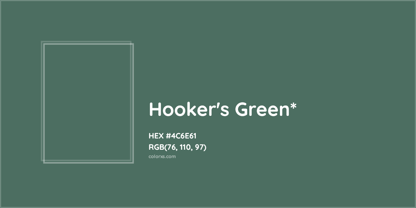 HEX #4C6E61 Color Name, Color Code, Palettes, Similar Paints, Images