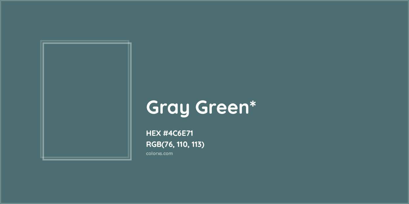 HEX #4C6E71 Color Name, Color Code, Palettes, Similar Paints, Images