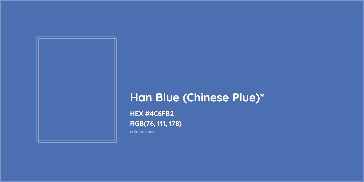 HEX #4C6FB2 Color Name, Color Code, Palettes, Similar Paints, Images