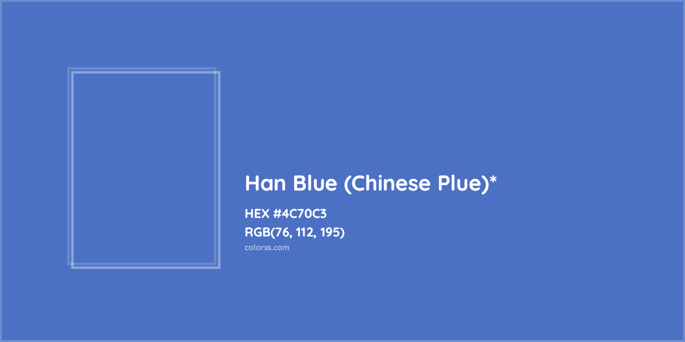 HEX #4C70C3 Color Name, Color Code, Palettes, Similar Paints, Images