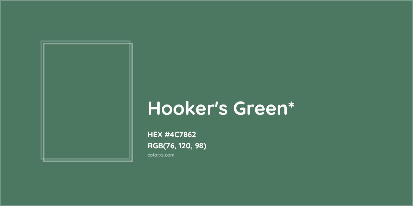HEX #4C7862 Color Name, Color Code, Palettes, Similar Paints, Images
