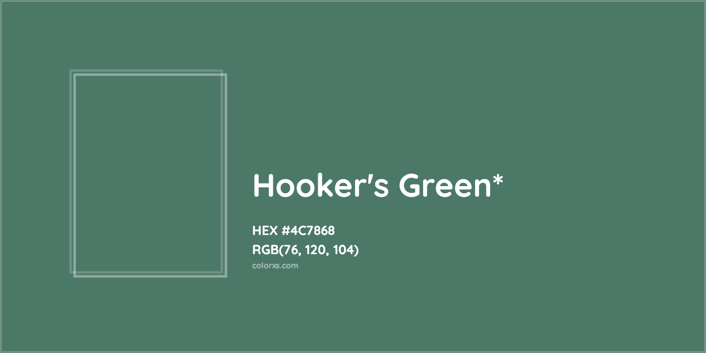 HEX #4C7868 Color Name, Color Code, Palettes, Similar Paints, Images