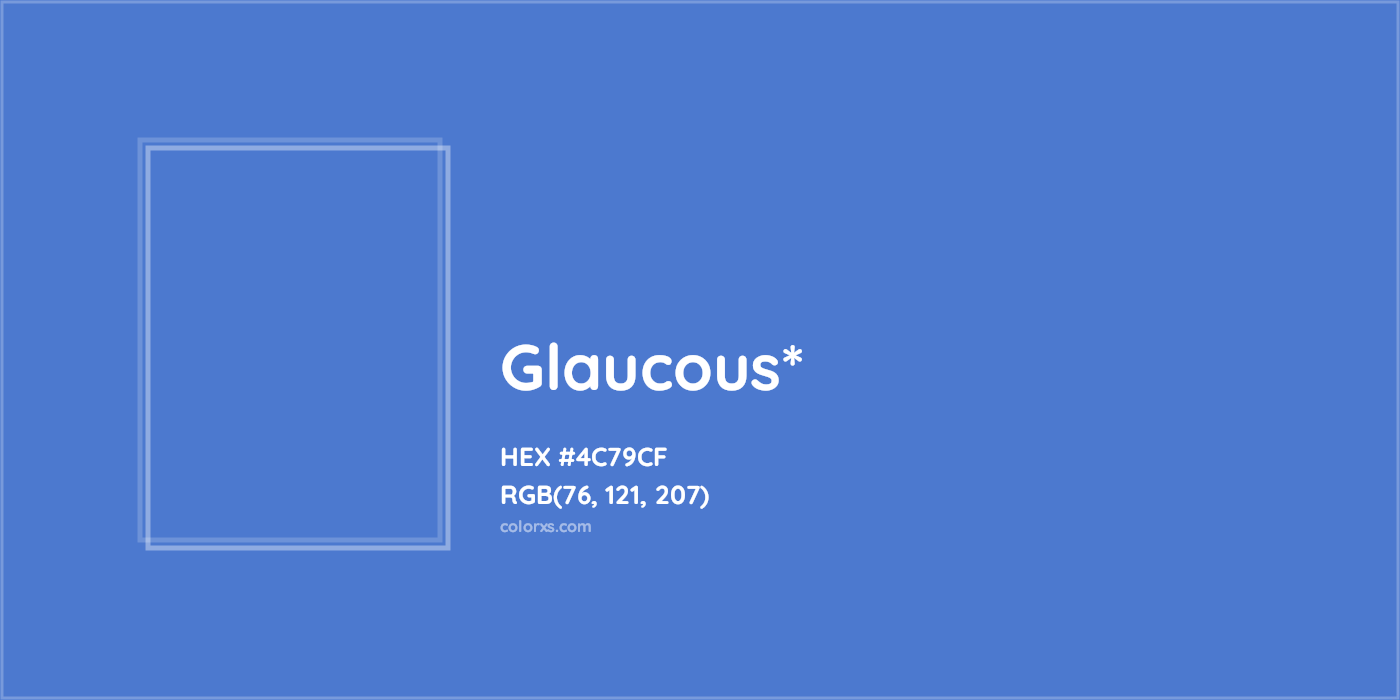 HEX #4C79CF Color Name, Color Code, Palettes, Similar Paints, Images