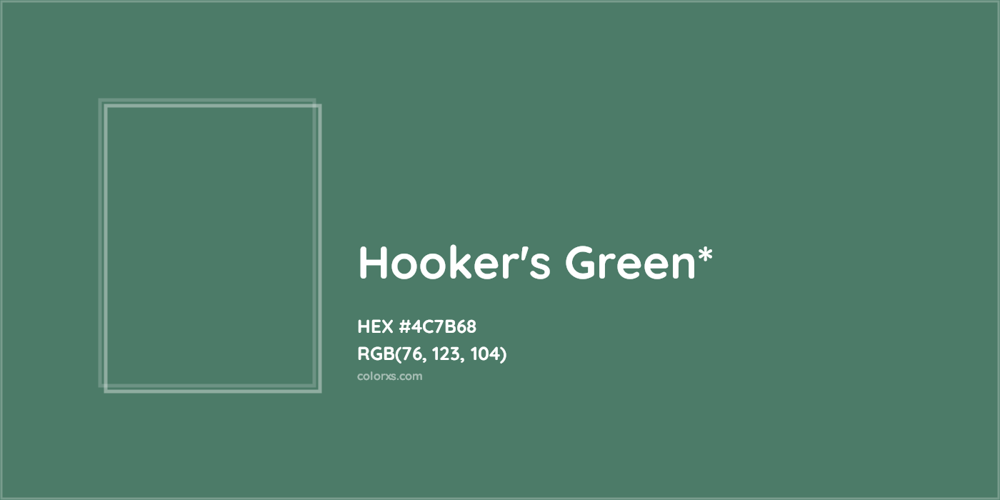 HEX #4C7B68 Color Name, Color Code, Palettes, Similar Paints, Images