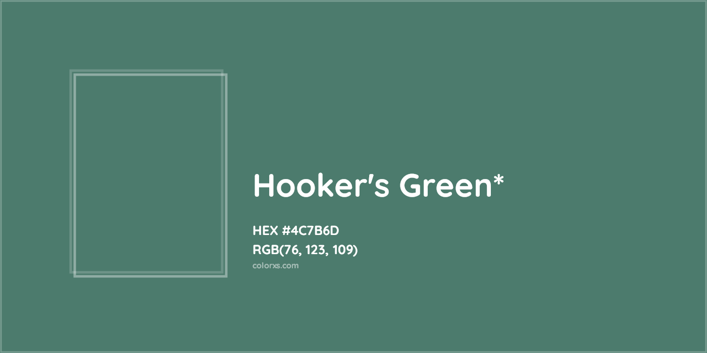 HEX #4C7B6D Color Name, Color Code, Palettes, Similar Paints, Images