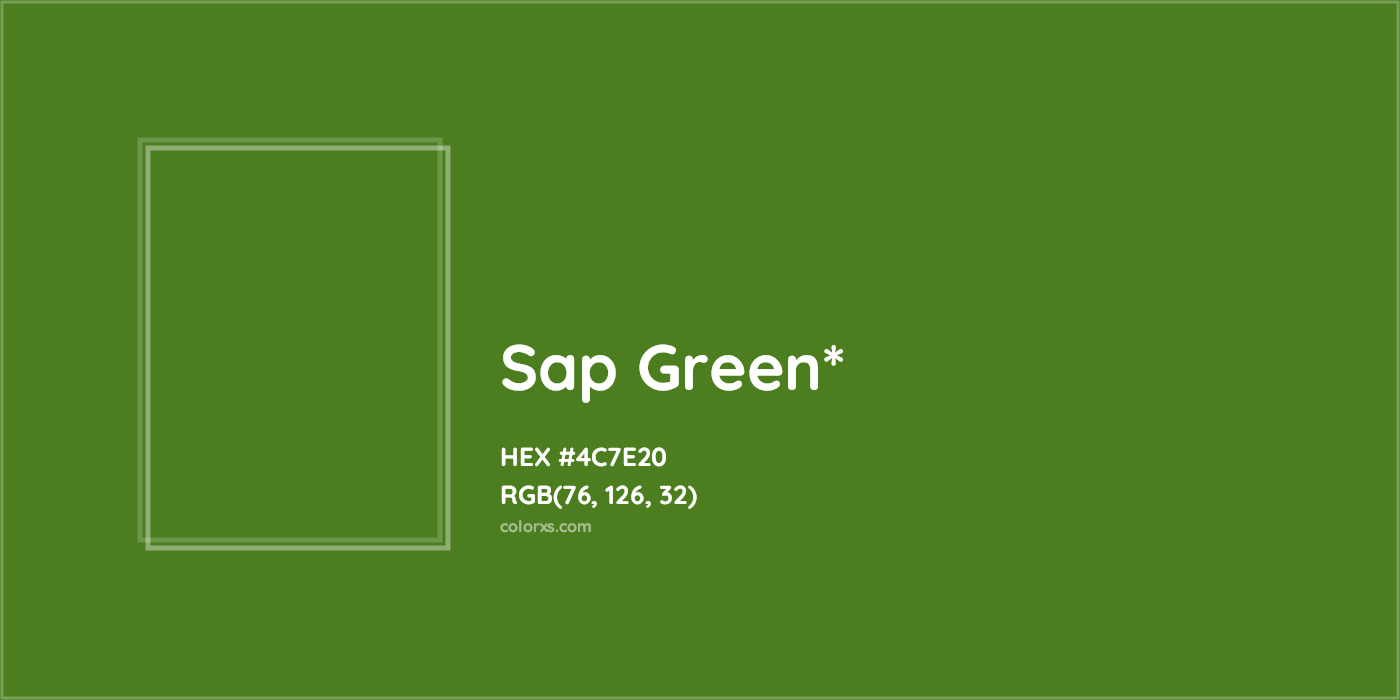 HEX #4C7E20 Color Name, Color Code, Palettes, Similar Paints, Images