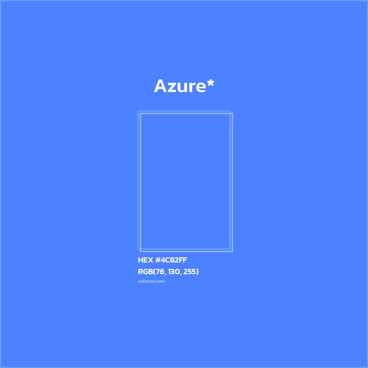 HEX #4C82FF Color Name, Color Code, Palettes, Similar Paints, Images