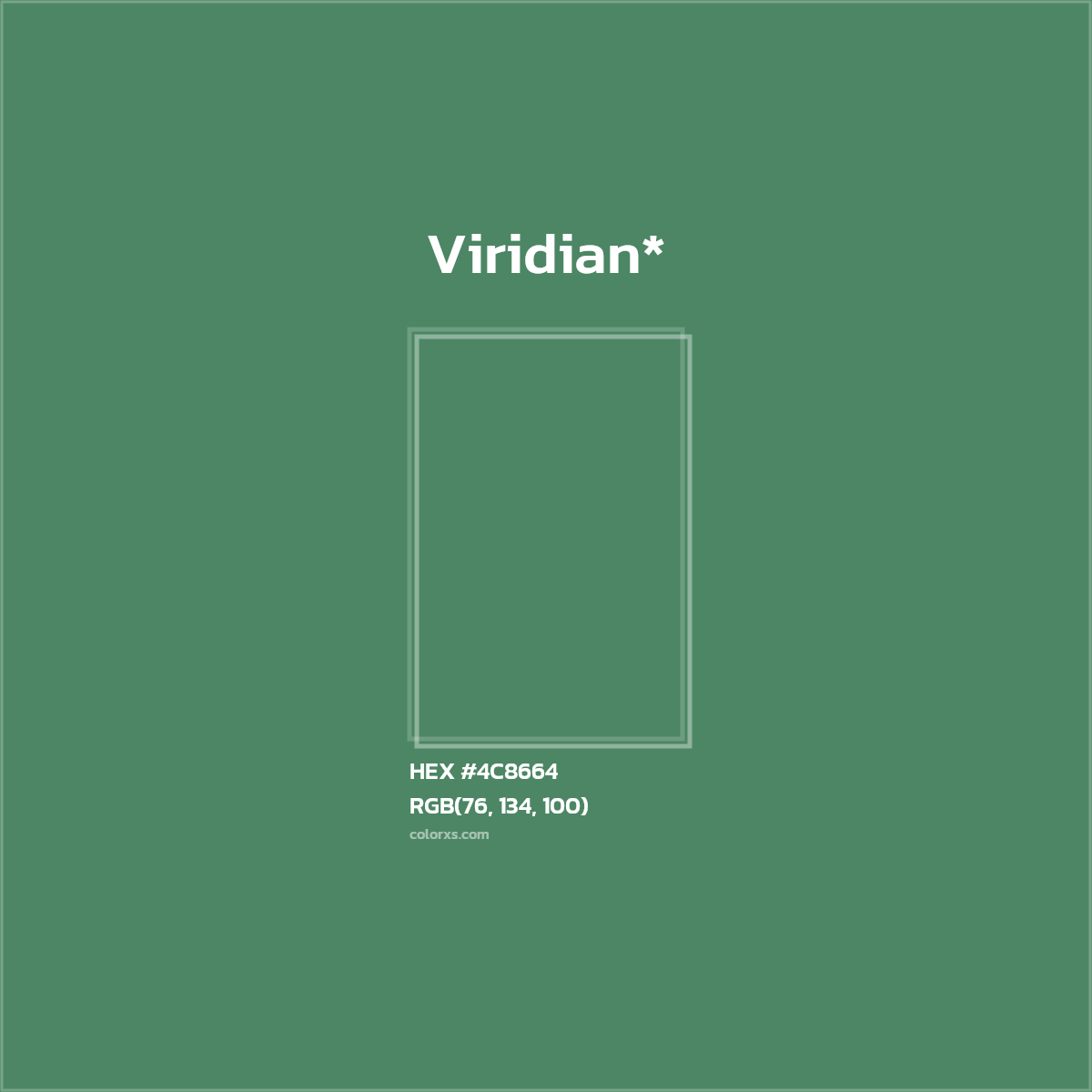 HEX #4C8664 Color Name, Color Code, Palettes, Similar Paints, Images