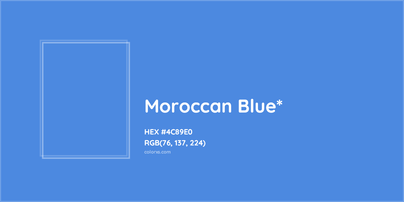 HEX #4C89E0 Color Name, Color Code, Palettes, Similar Paints, Images