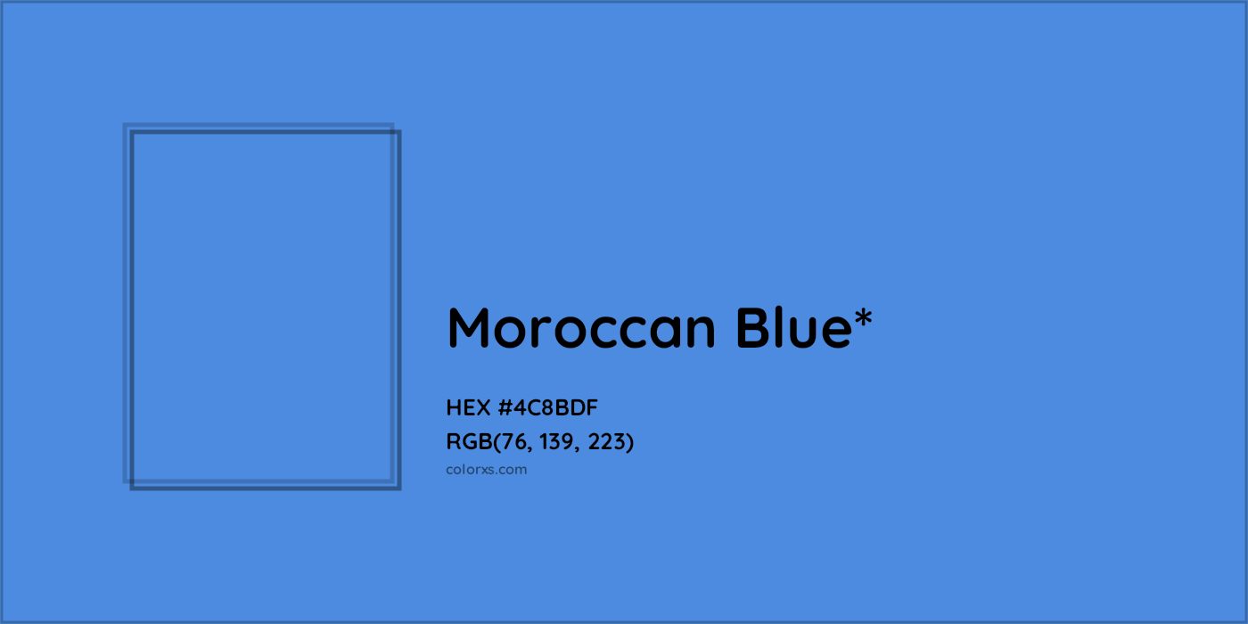 HEX #4C8BDF Color Name, Color Code, Palettes, Similar Paints, Images