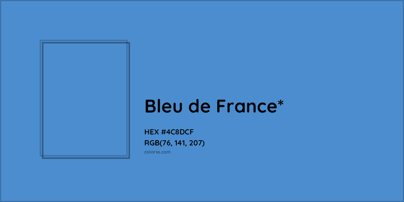 HEX #4C8DCF Color Name, Color Code, Palettes, Similar Paints, Images