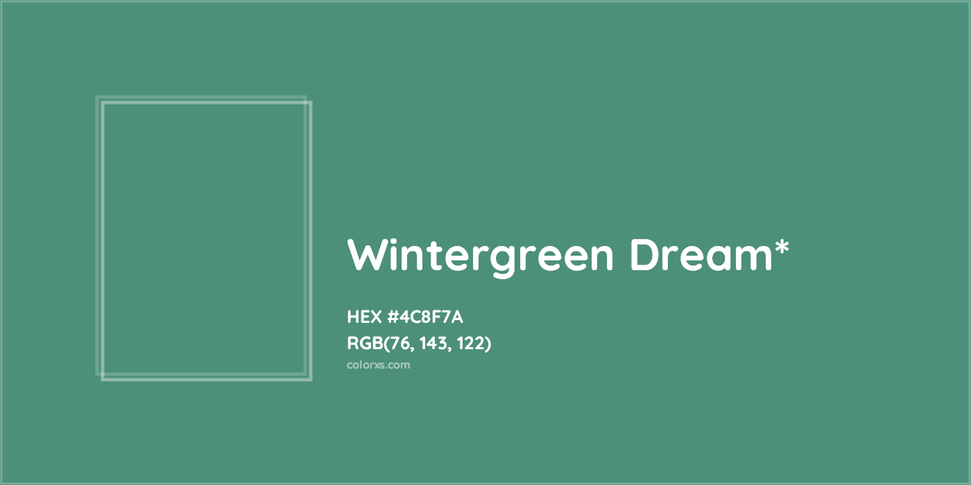 HEX #4C8F7A Color Name, Color Code, Palettes, Similar Paints, Images