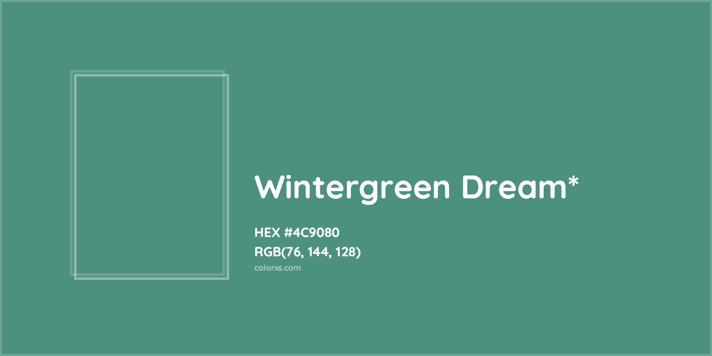 HEX #4C9080 Color Name, Color Code, Palettes, Similar Paints, Images