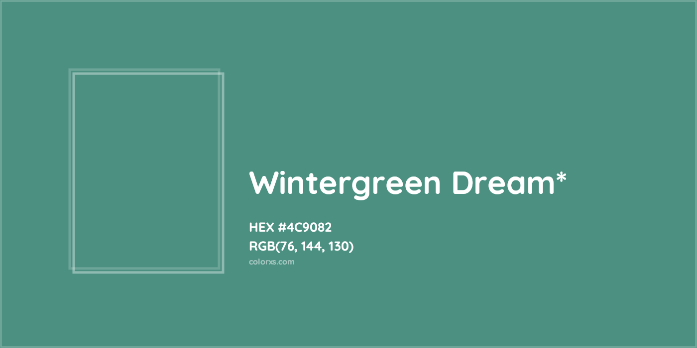 HEX #4C9082 Color Name, Color Code, Palettes, Similar Paints, Images