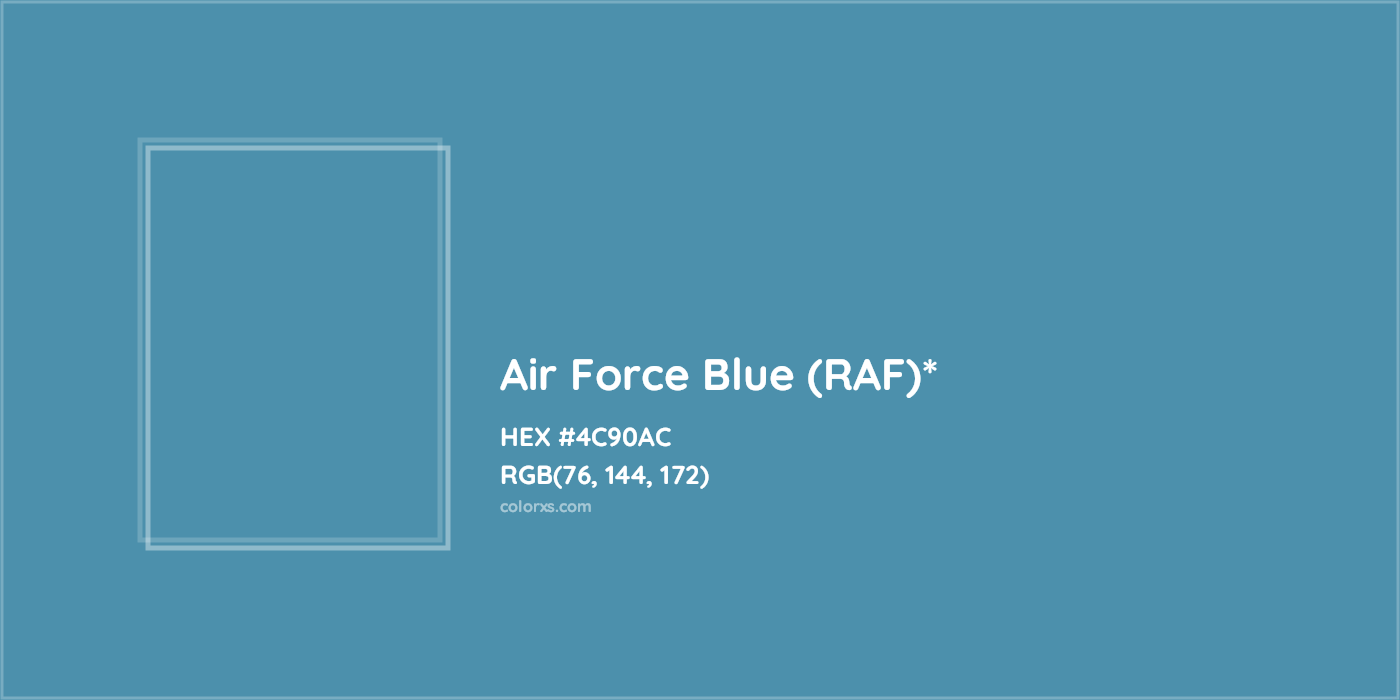 HEX #4C90AC Color Name, Color Code, Palettes, Similar Paints, Images