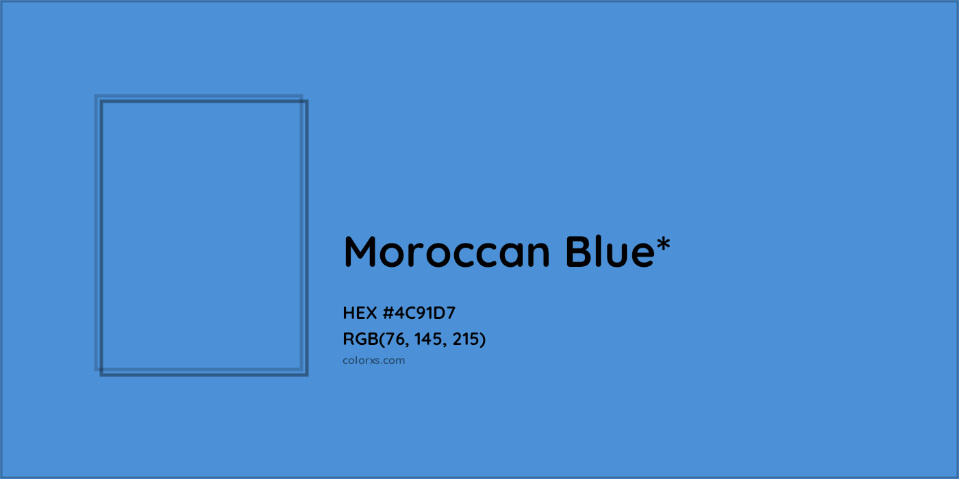 HEX #4C91D7 Color Name, Color Code, Palettes, Similar Paints, Images
