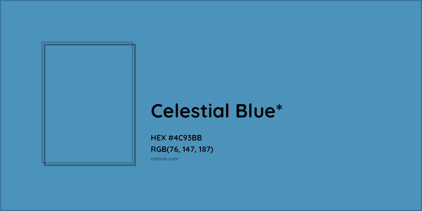 HEX #4C93BB Color Name, Color Code, Palettes, Similar Paints, Images