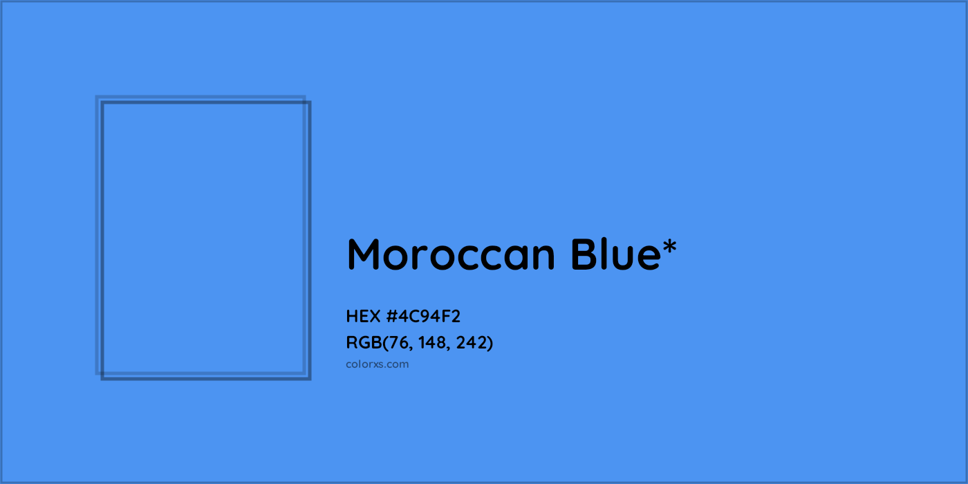 HEX #4C94F2 Color Name, Color Code, Palettes, Similar Paints, Images