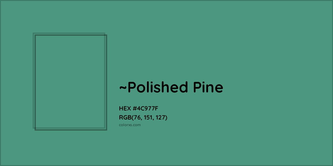 HEX #4C977F Color Name, Color Code, Palettes, Similar Paints, Images
