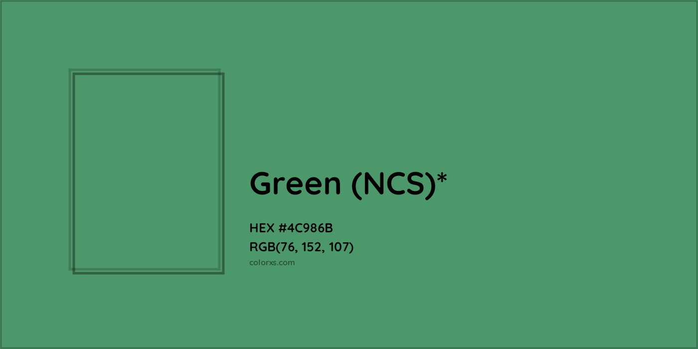 HEX #4C986B Color Name, Color Code, Palettes, Similar Paints, Images