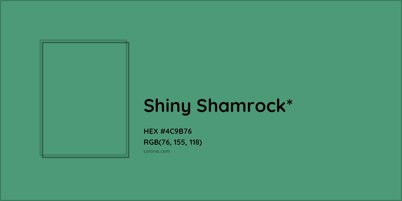 HEX #4C9B76 Color Name, Color Code, Palettes, Similar Paints, Images