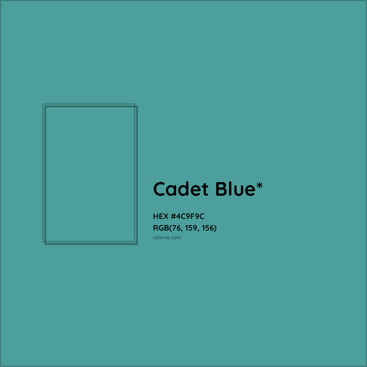 HEX #4C9F9C Color Name, Color Code, Palettes, Similar Paints, Images