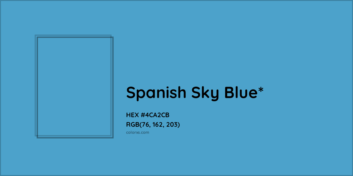 HEX #4CA2CB Color Name, Color Code, Palettes, Similar Paints, Images