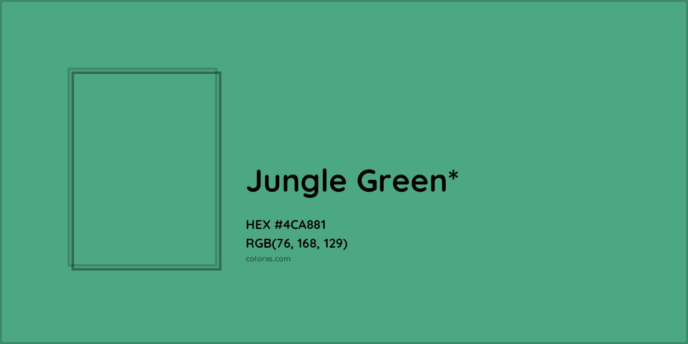 HEX #4CA881 Color Name, Color Code, Palettes, Similar Paints, Images