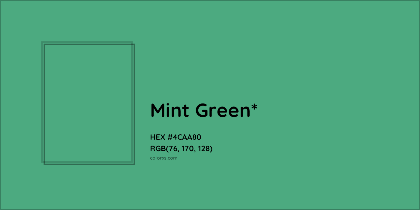 HEX #4CAA80 Color Name, Color Code, Palettes, Similar Paints, Images