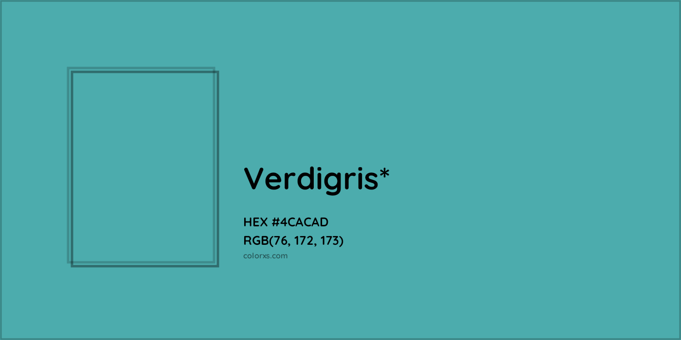 HEX #4CACAD Color Name, Color Code, Palettes, Similar Paints, Images
