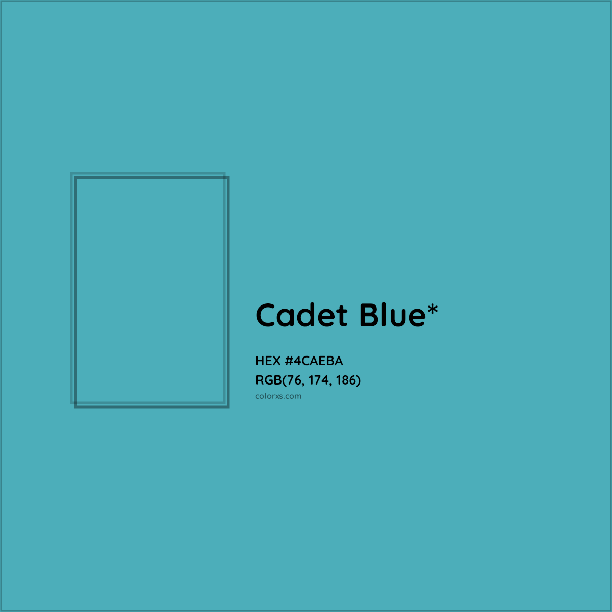HEX #4CAEBA Color Name, Color Code, Palettes, Similar Paints, Images