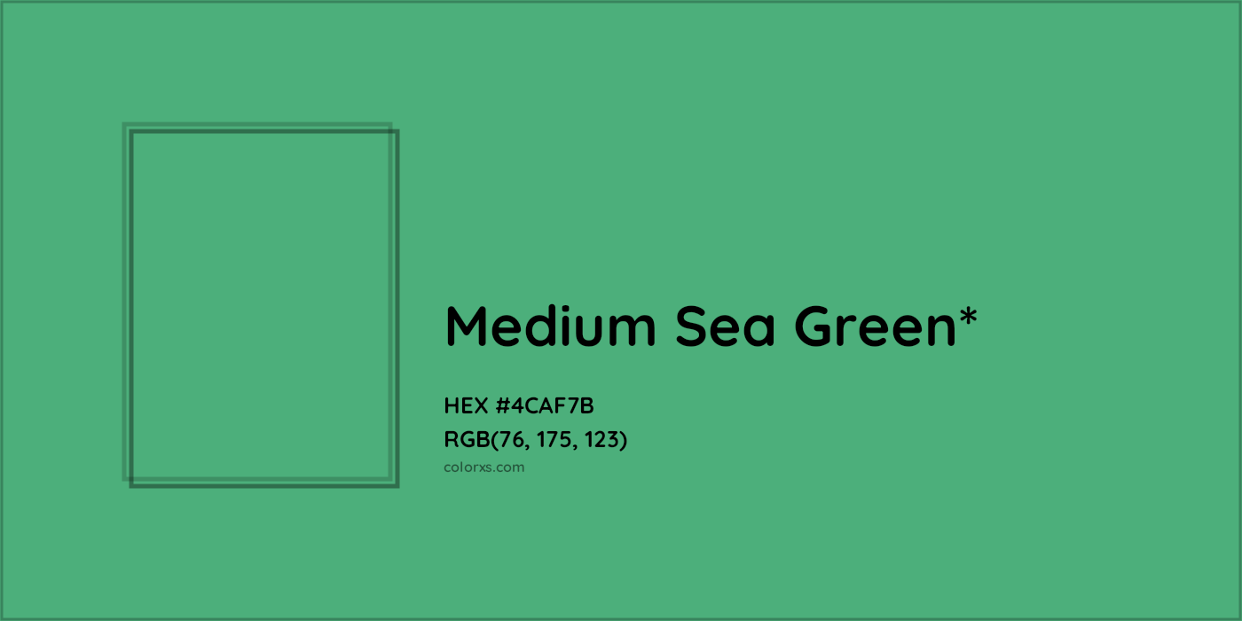 HEX #4CAF7B Color Name, Color Code, Palettes, Similar Paints, Images