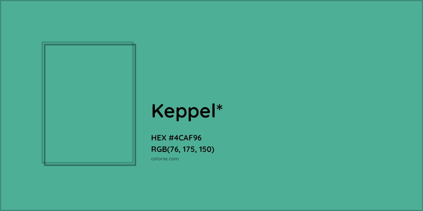 HEX #4CAF96 Color Name, Color Code, Palettes, Similar Paints, Images