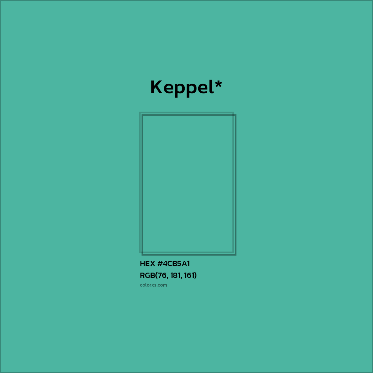 HEX #4CB5A1 Color Name, Color Code, Palettes, Similar Paints, Images