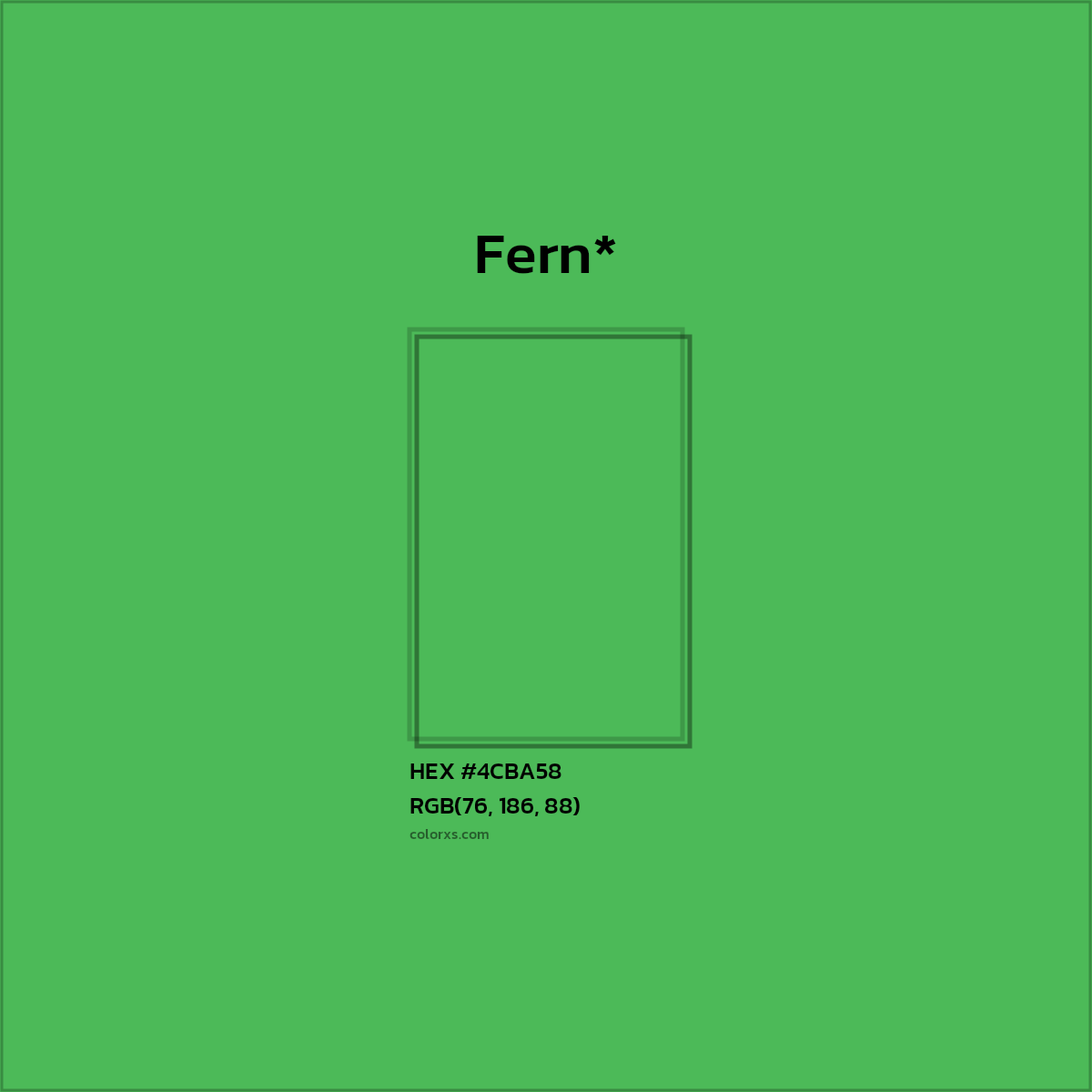 HEX #4CBA58 Color Name, Color Code, Palettes, Similar Paints, Images