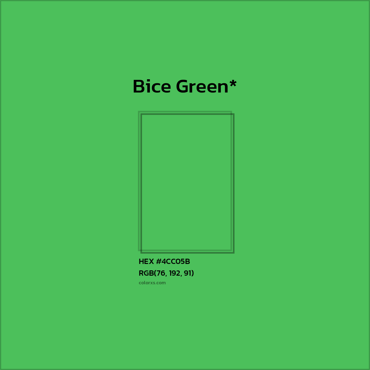HEX #4CC05B Color Name, Color Code, Palettes, Similar Paints, Images
