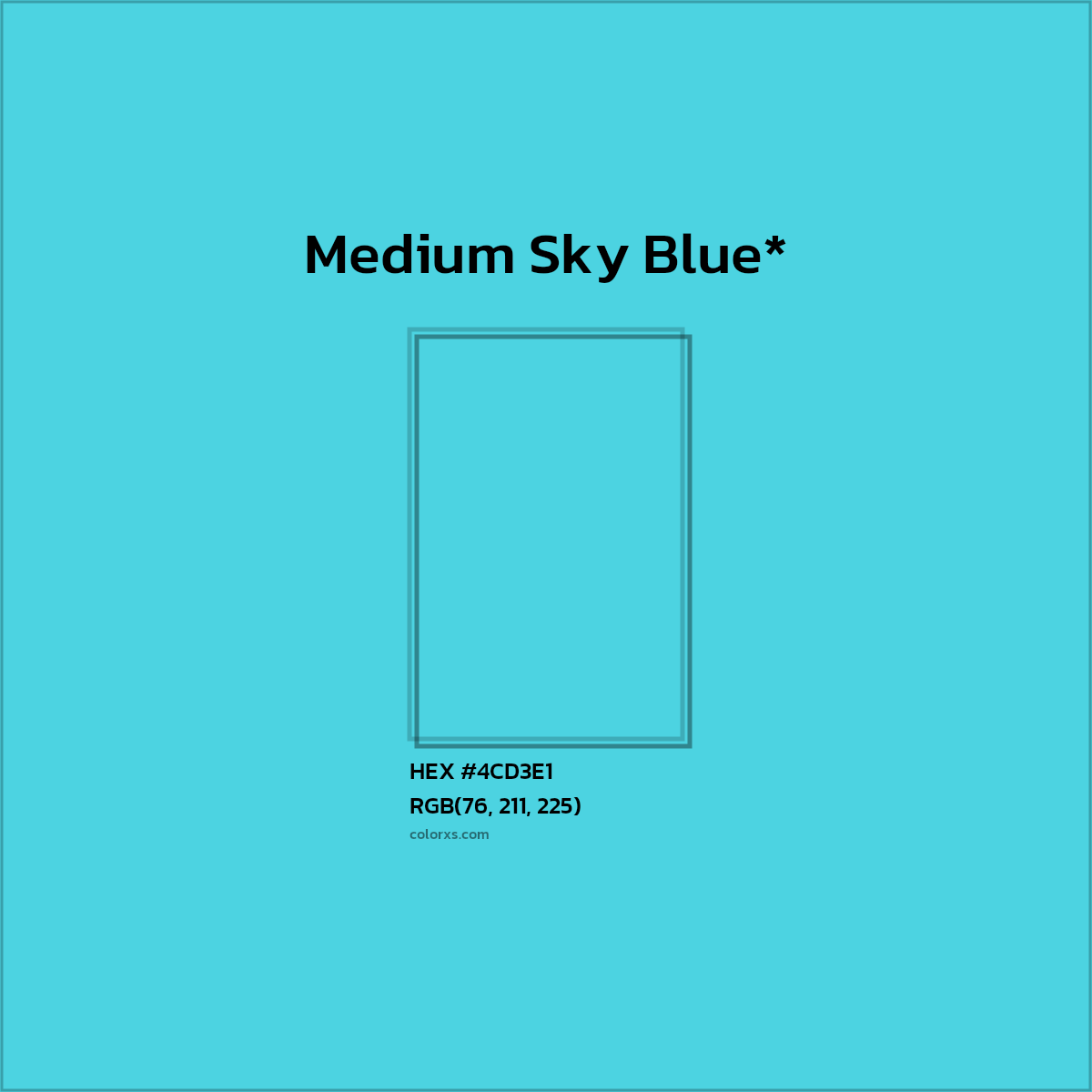 HEX #4CD3E1 Color Name, Color Code, Palettes, Similar Paints, Images