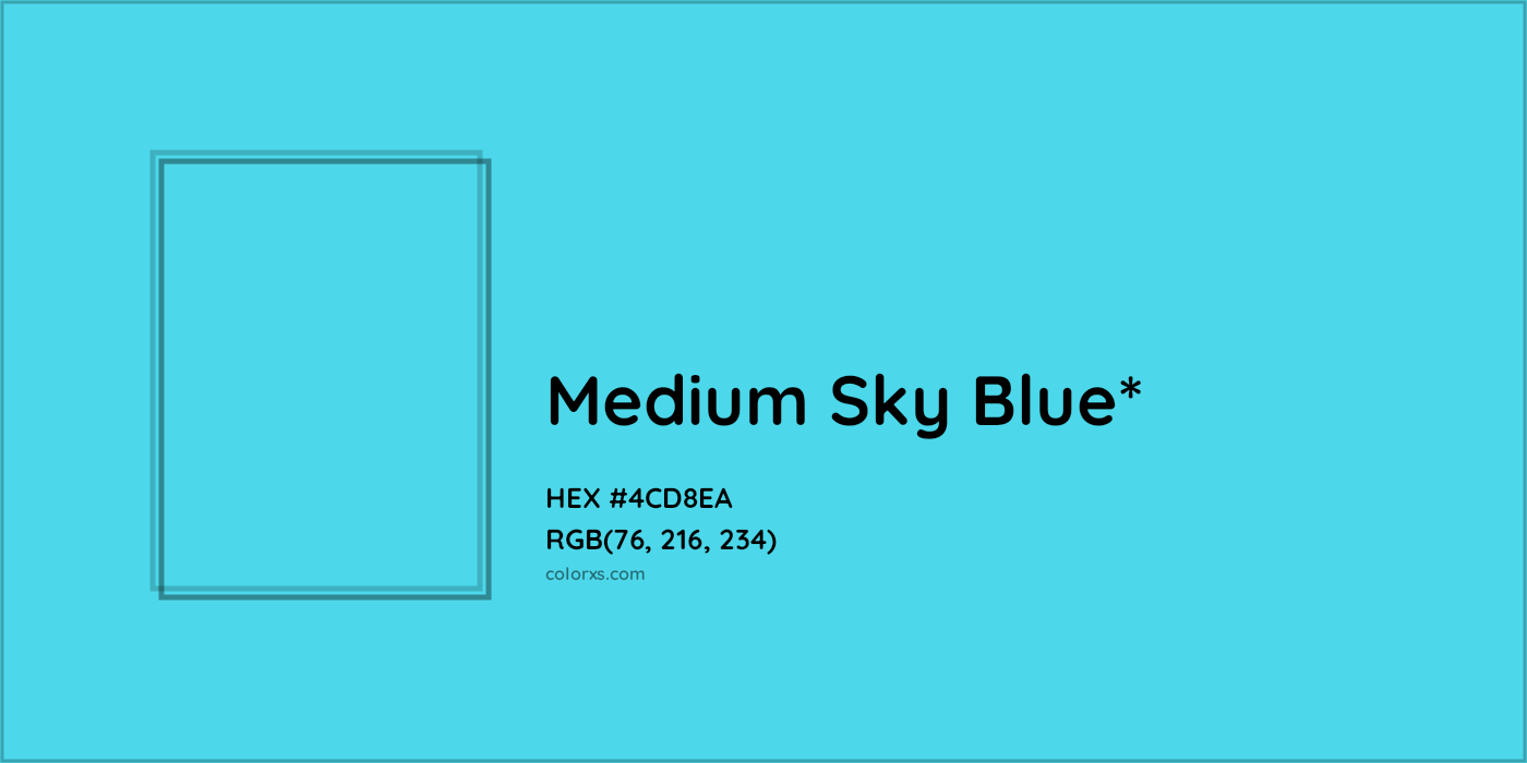 HEX #4CD8EA Color Name, Color Code, Palettes, Similar Paints, Images