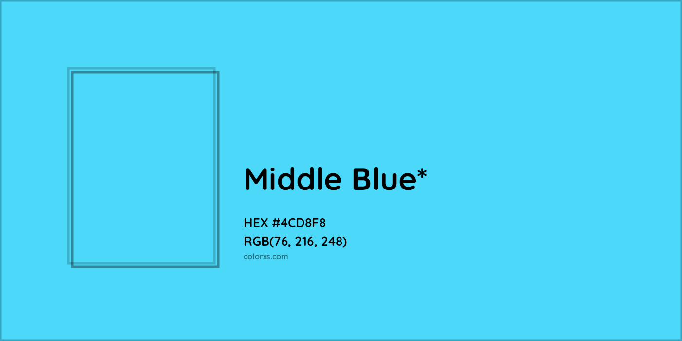 HEX #4CD8F8 Color Name, Color Code, Palettes, Similar Paints, Images