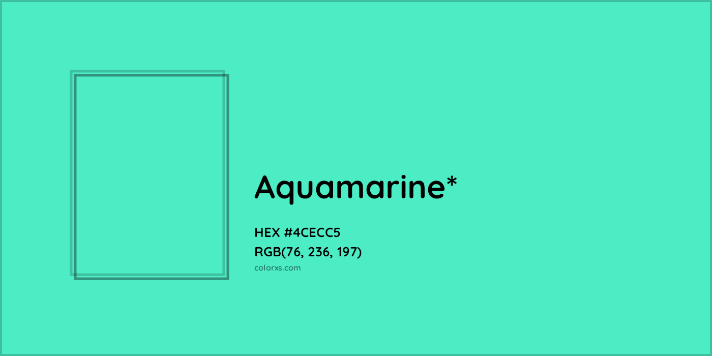 HEX #4CECC5 Color Name, Color Code, Palettes, Similar Paints, Images