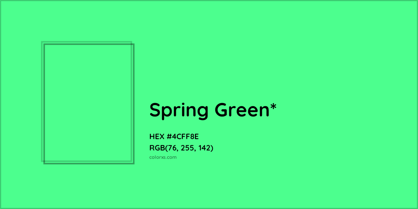 HEX #4CFF8E Color Name, Color Code, Palettes, Similar Paints, Images