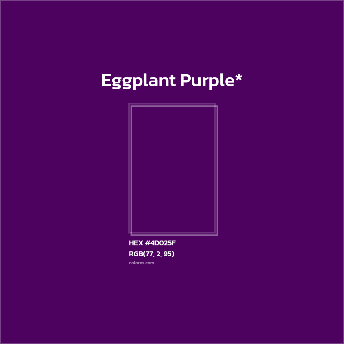 HEX #4D025F Color Name, Color Code, Palettes, Similar Paints, Images