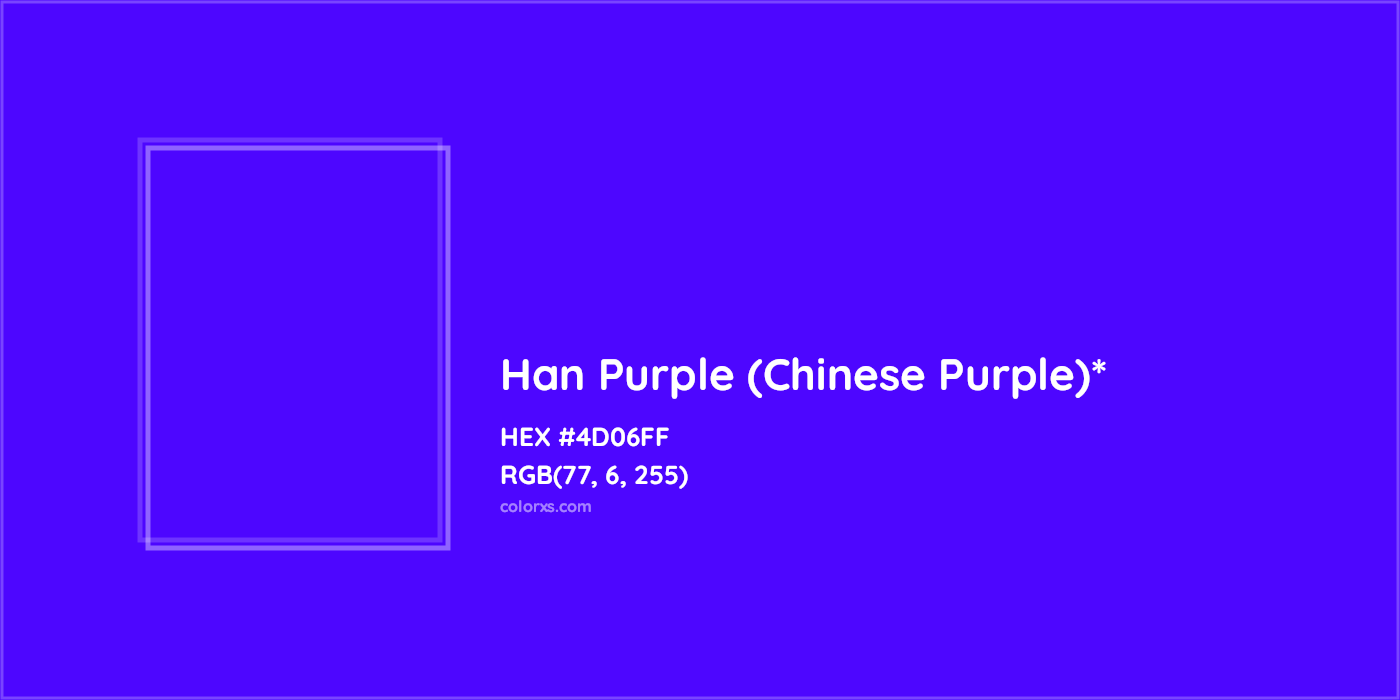 HEX #4D06FF Color Name, Color Code, Palettes, Similar Paints, Images
